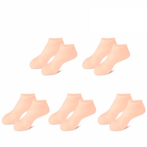 Meias de Silicone FIORY - Tratamento contra rachaduras, calos e pele seca - Compre 1 leve 3