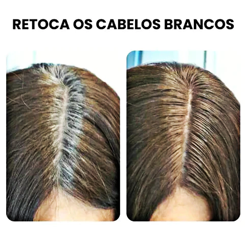 Revitalizador de Cabelo em Pó - Adeus fios brancos