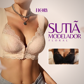 Sutiã modelador Floral - Compre 1 leve 3 🎁