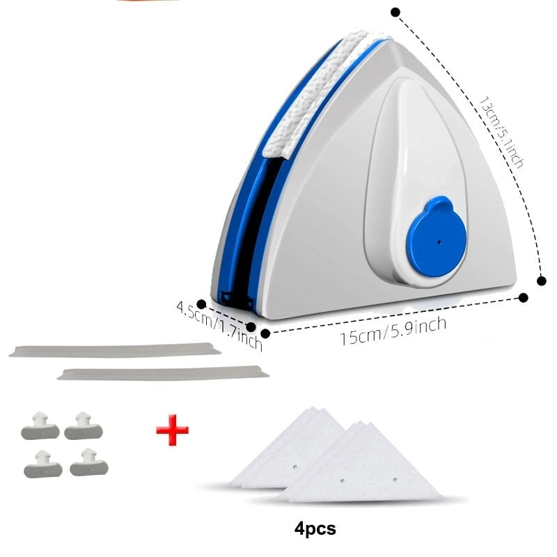 Limpador de Vidros Magnético Dupla Face - Glass Master Compre 1 leve 2 🎁