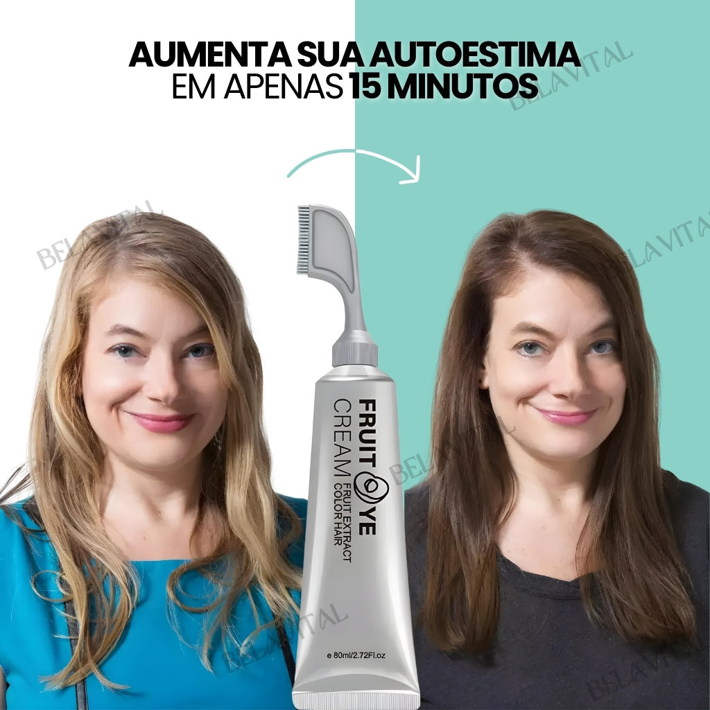 NaturiColor: Tinta de Cabelo Sem Amônia + Pente de Brinde 🎁