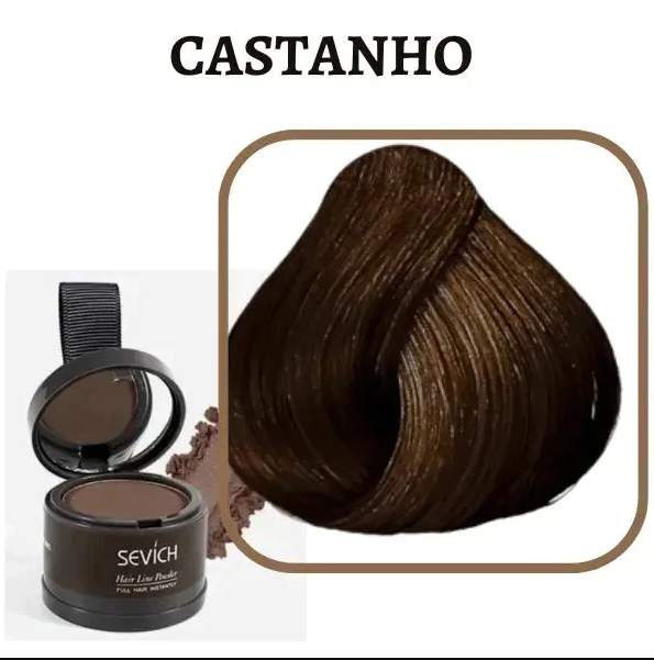 Revitalizador de Cabelo em Pó - Adeus fios brancos