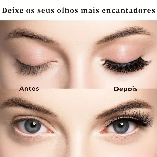 Cílios Magnéticos Pro lashes 3D + Aplicador, Espelho e 15 pares de cílios magnéticos reutilizáveis 🎁